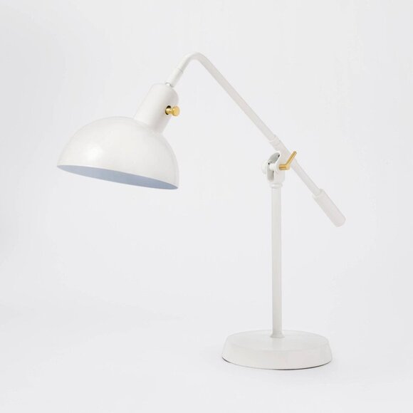 Threshold x Studio McGee Cantilever Task Table Lamp White Dimmable Metal 2023 - Picture 1 of 10